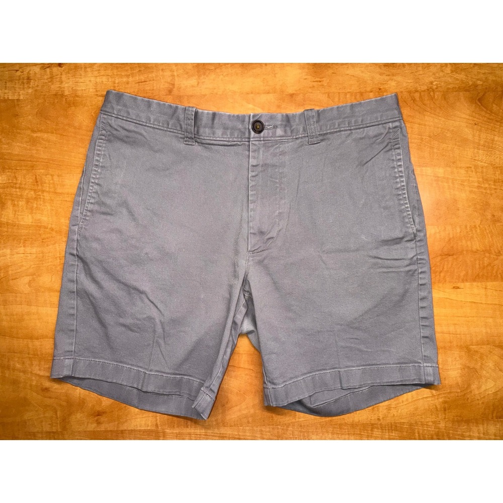 J.Crew Mens 7 Inch Inseam Stretch Chino Shorts Gray Size 32